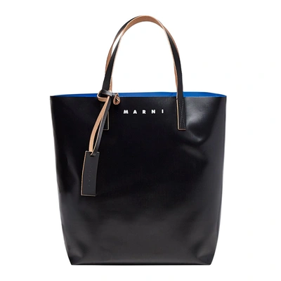 Shop Marni Shopping Bag In Black