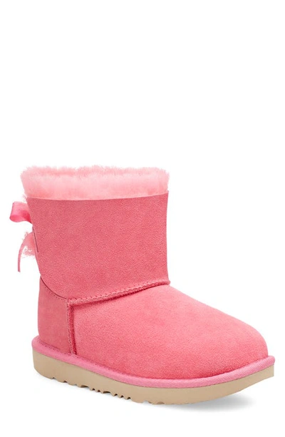 Shop Ugg Mini Bailey Bow Ii Water Resistant Bootie In Pink Rose