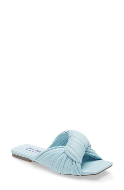 Shop Steve Madden Mentor Slide Sandal In Baby Blue