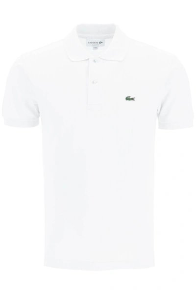 Shop Lacoste Classic Fit Polo Shirt In White