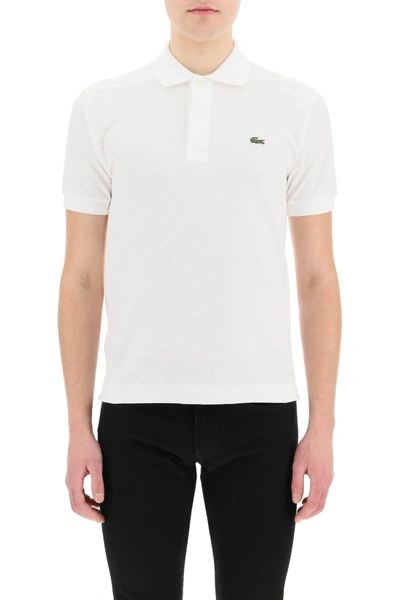 Shop Lacoste Classic Fit Polo Shirt In White