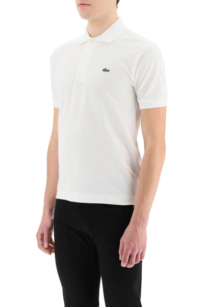 Shop Lacoste Classic Fit Polo Shirt In White