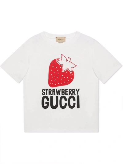 Shop Gucci Unisex White T-shirt