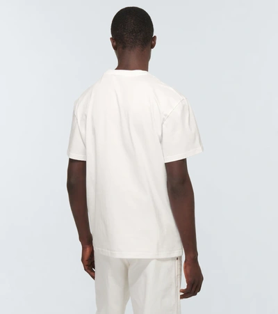 Shop Jw Anderson Logo Cotton T-shirt In White