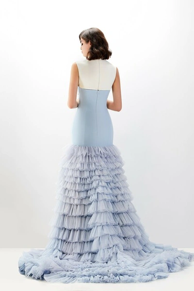 Shop Abdo Aoude Couture Mermaid Ruffle Gown