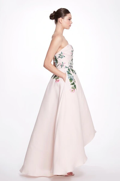Shop Marchesa High Low Gown With Pockets