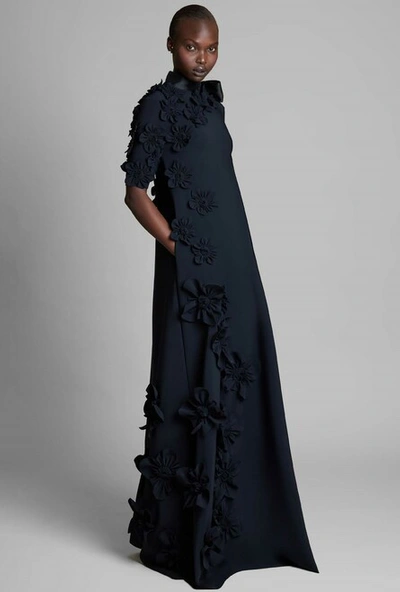 Shop Greta Constantine Rembrandt Floral Short Sleeve Gown