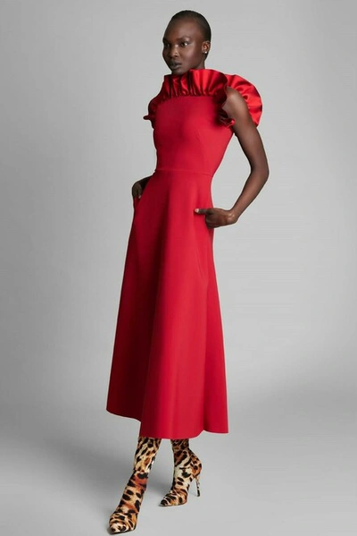 Shop Greta Constantine Vermeer Ruffled Dress