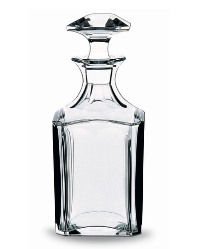 Shop Baccarat Plain Square Decanter In Clear