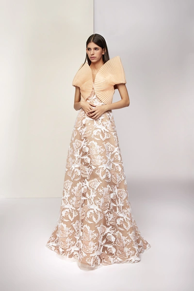 Shop Isabel Sanchis Formigine Printed Gown