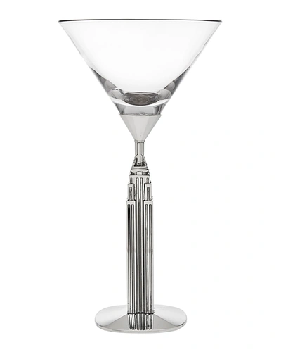 Shop Godinger Empire State Building Martini Glass