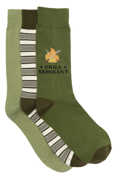 Shop Original Penguin Grill Sergeant Socks In Green