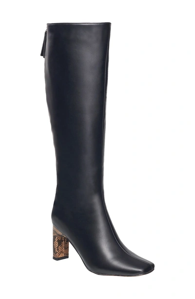 Shop French Connection Liv Square Toe Boot In Black
