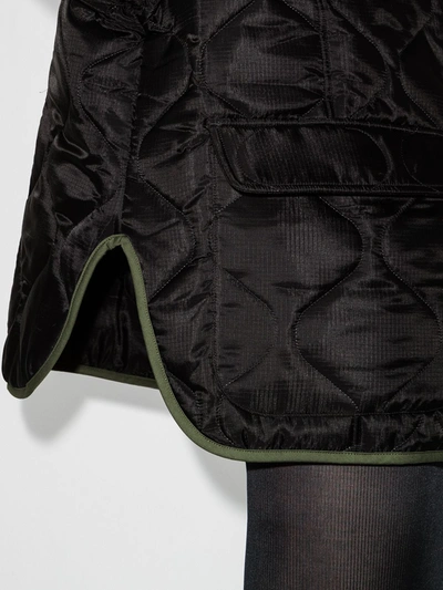 Shop The Frankie Shop Teddy Oversized Quilted Jacket In Black