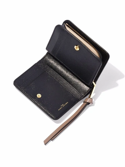 Marc Jacobs The Snapshot Mini Compact Wallet In Black