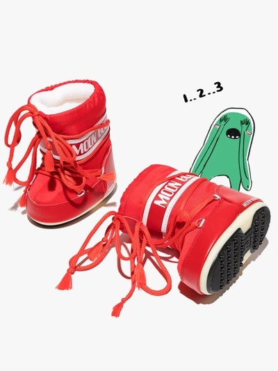 Shop Moon Boot Icon Moon Snow Boots In Red