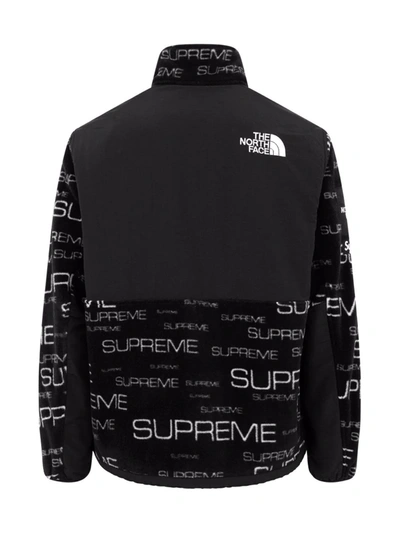 Supreme X The North Face Fleece Jacket In Black