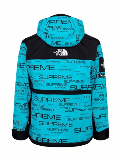 Shop Supreme X The North Face Steep Tech Apogee Hooded Jacket In Blue
