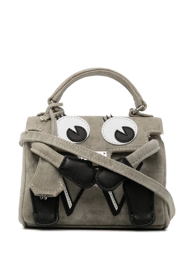 Shop Readymade X Dr. Woo Mini Doll Bag In Grey