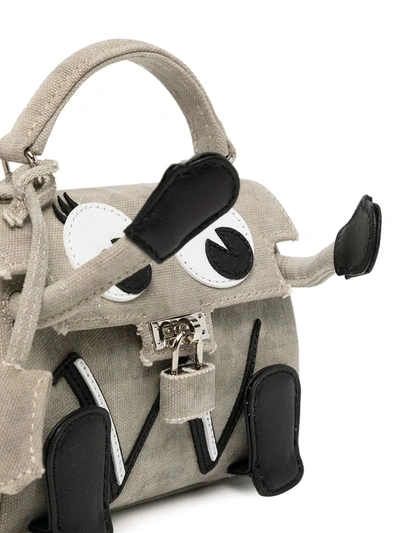 Shop Readymade X Dr. Woo Mini Doll Bag In Grey