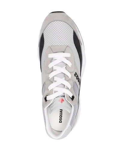 Shop Dsquared2 Free Low-top Sneakers In Grey