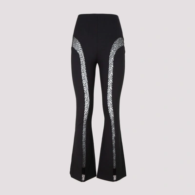 Shop Dion Lee Suspended Lace Pants In Color: Black