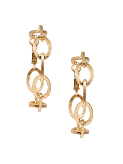 Shop Saachi Women's Progression Goldplated Hoop Earrings