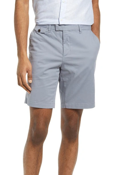 Shop Ted Baker Ashfrd Chino Shorts In Mid-blue