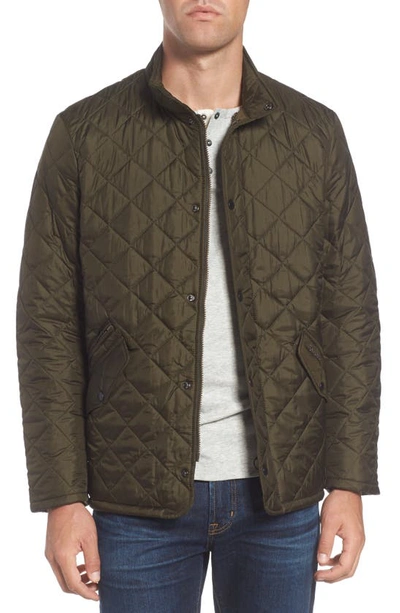 Shop Barbour Flyweight Chelsea Quilted Jacket In Olivednu