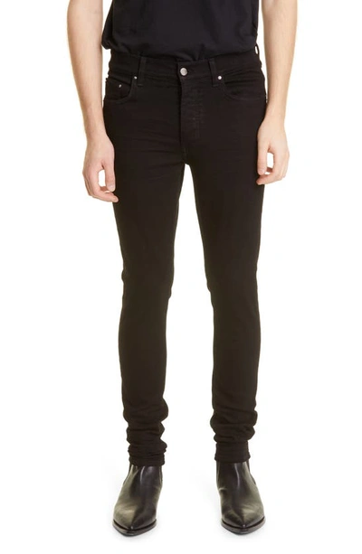 Shop Amiri Stack Slim Fit Jeans In Black