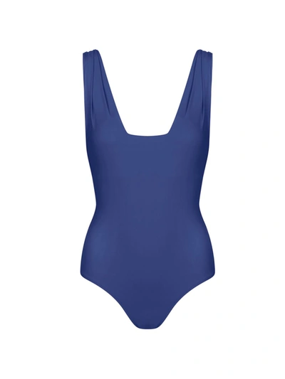 Shop Valimare Women's Elba One-piece Swimsuit In Blue