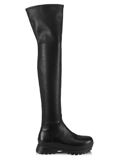 Shop Loeffler Randall Women's Irma Over-the-knee Platform Boots In Black