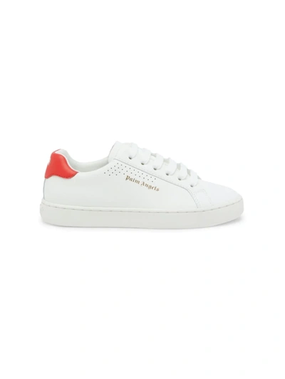 Shop Palm Angels Little Boy's & Boy's Palm 1 Sneakers In White Red