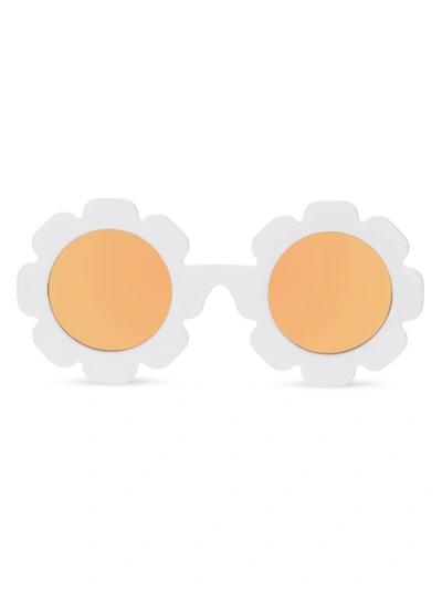 Shop Babiators Little Girl's Daisy Polarized Sunglasses In White