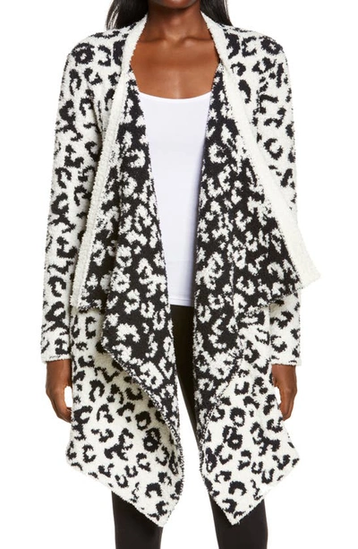 Shop Ugg Phoebe Wrap Cardigan In Snow Leopard