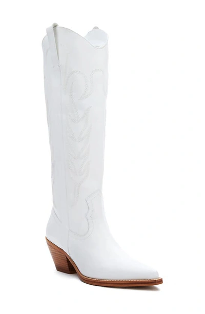 Shop Coconuts By Matisse Agency Western Pointed Toe Boot In White