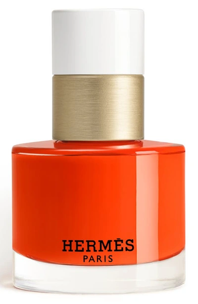 Hermes Les Mains Hermès Nail Polish 15ml In 39 Orange Poppy