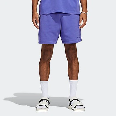 Shop Adidas Originals X Pharrell Williams Basics Shorts In Purple