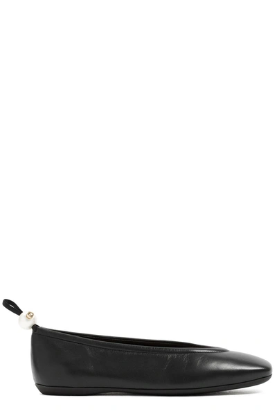 Shop Nicholas Kirkwood Delfi Slip On Ballerina Shoes In Black