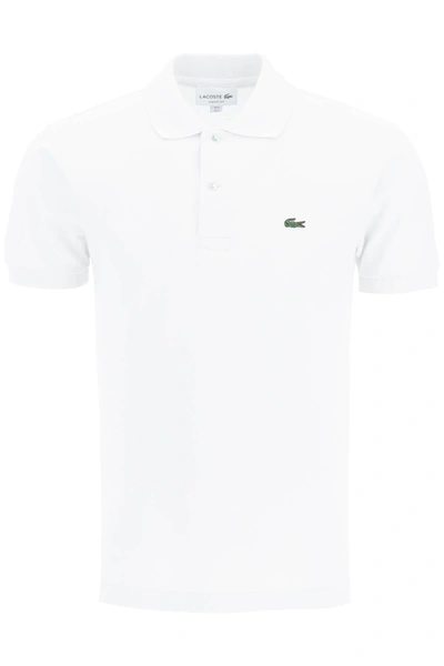 Shop Lacoste Classic Fit Polo Shirt In White