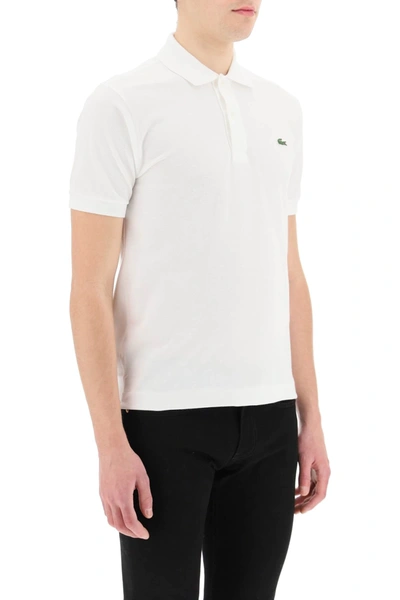 Shop Lacoste Classic Fit Polo Shirt In White