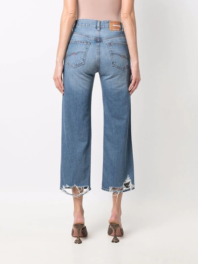 Denimist Mid-rise Cropped Jeans In Blue