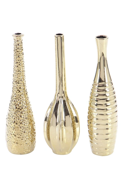 Shop Uma Gold Polished Ceramic Vase