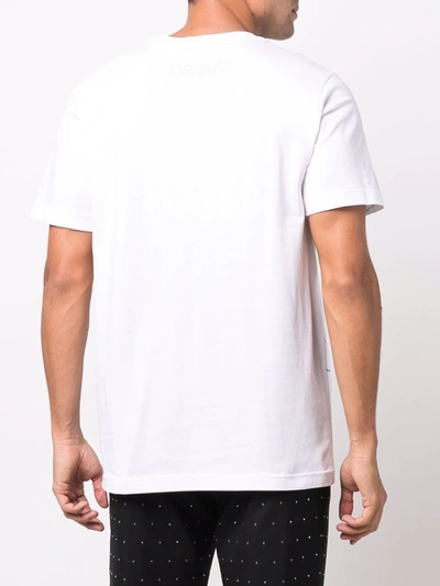 Shop Marni Floral-print T-shirt In White