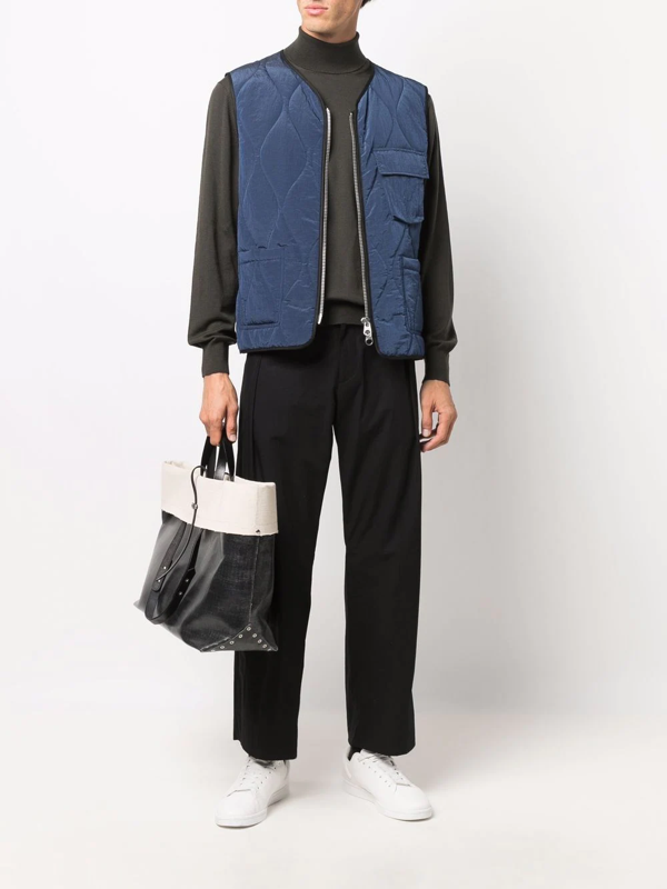 Mackintosh GENERAL Blue Nylon Gilet