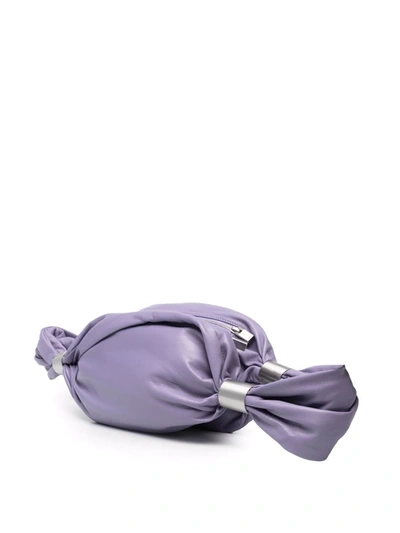Shop Alyx 4 Segment Leather Bag In Purple