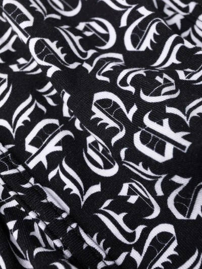 Shop Philipp Plein Gothic Lettering-print Boxers In Black