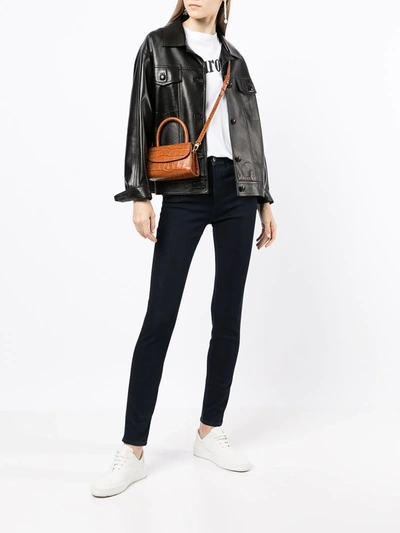 Emporio Armani High-waisted Skinny Jeans In 0941