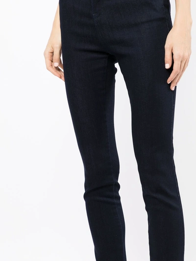 Emporio Armani High-waisted Skinny Jeans In 0941