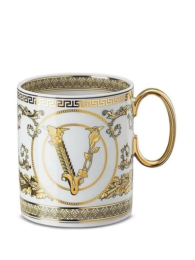 Versace Virtus Gala Mug In White